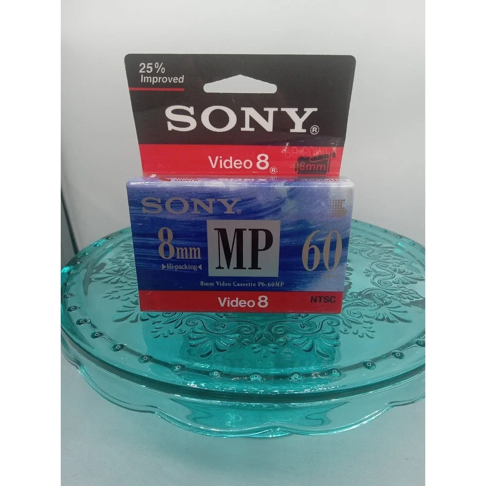 Sony Video Cassette Tape 8MM MP 60 Video 8 60 Minutes (P6-60MP) - New Sealed